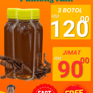 Jus Herba Ubi Geli Paklong Man 3Botol RM120