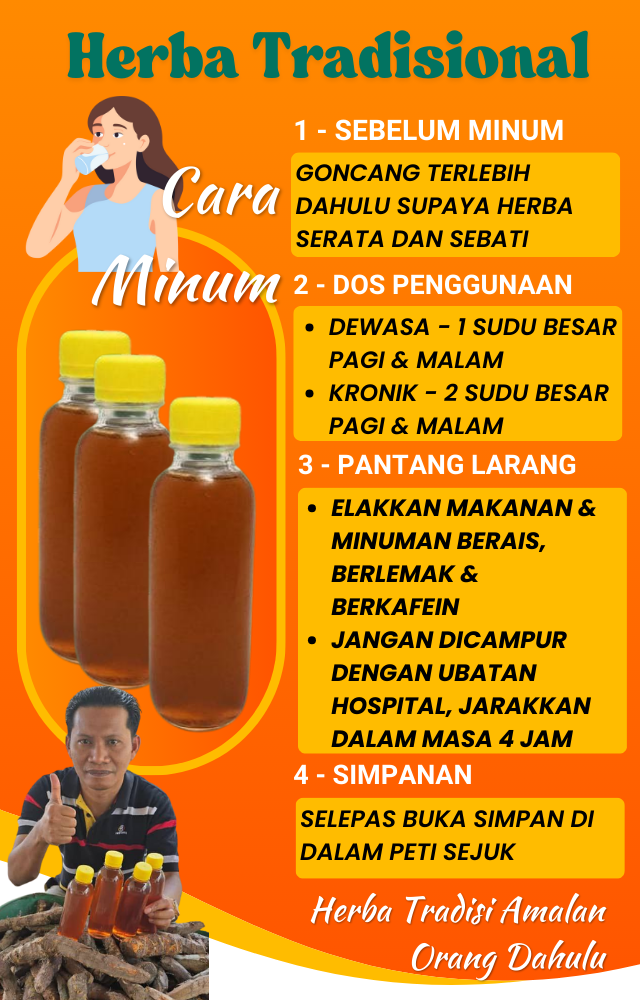 Jus Herba Ubi Geli Paklong Man 2Botol RM100 - Image 2